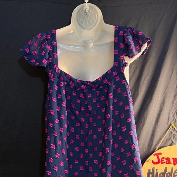 💥NI💥 Loft  Navy and Pink Women's Dress - Picture 5 of 5